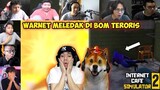 Reaksi Gamer Kaget Melihat Warnetnya Di Bom | Internet Cafe Simulator 2 Indonesia