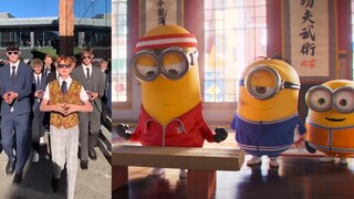 Teens Dress Up in Suits to See New ‘Minions’ Movie