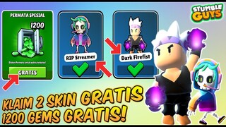 KLAIM 2 SKIN GRATIS DARI EVENT LEGENDARY BLOCK DASH & CARA DAPATKAN 1200 GEMS GRATIS - Stumble Guys