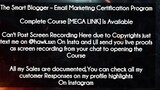 The Smart Blogger course - Email Marketing Certification Program download