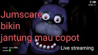 Five night at Freddy| FNF Indonesia game horror live streaming Part 2