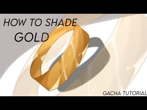 How to Shade  Gold - Gacha Club ( Simple Shade )