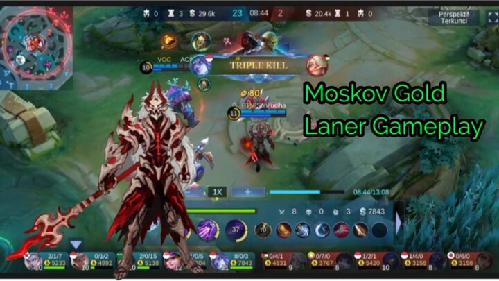 Pick moskov..musuh auto dibantai!!! | MLBB Mobile Legend