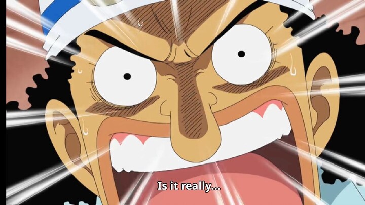 Usopp didn't mean to slipped his mouth 👄
