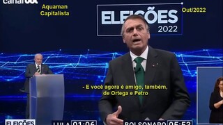 Bolsonaro: "Esses são seus amigos, Lula?"