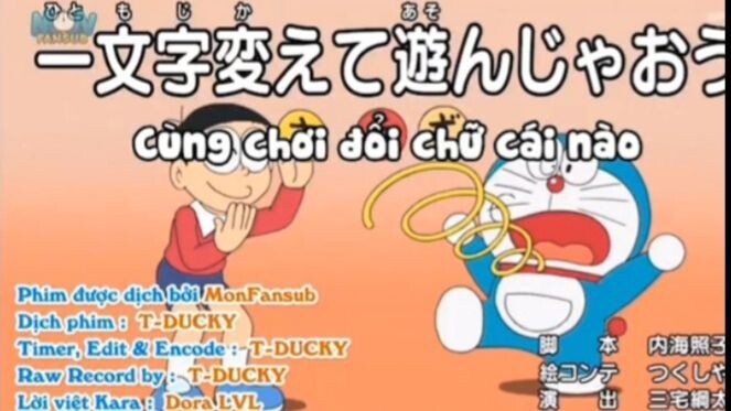 Doraemon Vietsub - Cùng Chơi Đổi Chữ Cái Nào - Phần 1