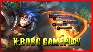 NEW HERO X.BORG FIRST GAMEPLAY 🟢 MLBB