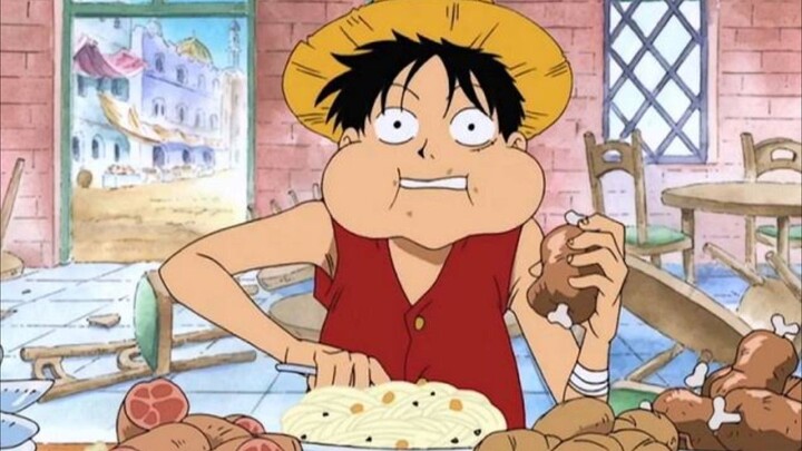 Momen Lucu Luffy Makan