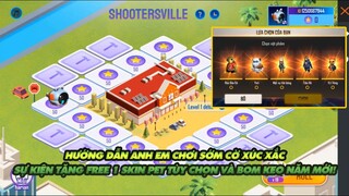 FREE FIRE | HƯỚNG DẪN ANH EM CHƠI TRƯỚC SỰ KIỆN CỜ XÚC XẮC - SỰ KIỆN TẶNG FREE PET TÙY CHỌN VÀ  KEO