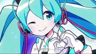 Vocaloid- Hatsune Miku acts cute