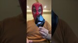 3D printed Deadpool Cosplay helmet with different eyes / expressions