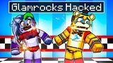 Glamrock Freddy and Roxanne Wolf in TROUBLE?! in Minecraft Security Breach