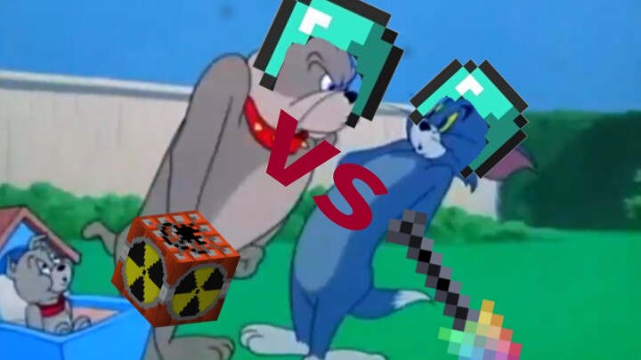 What will happen if you open Tom and Jerry with Minecraft?? EP2
