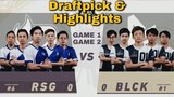 RSG vs BLCK Highlights | (FILIPINO) MPL-PH S8 Week 4 Day 1 | MLBB