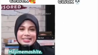 perbedaan bahasa Jepang cewek dan cowok😹