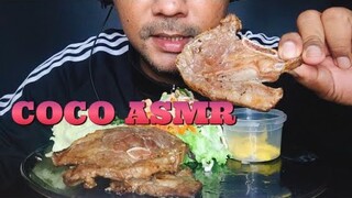 ASMR:LAMB STEAK (EATING SOUNDS)|COCO SAMUI ASMR #กินโชว์เนื้อแกะ