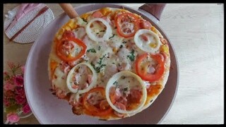 Resep Pizza Pakai Teflon Tanpa Telur | Takaran Sendok Semua Pasti Bisa.