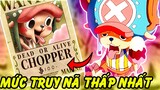 Chopper Bị Coi Như Thú Nuôi?! | Top 10 Mức Truy Nã Thấp Nhất Trong One Piece
