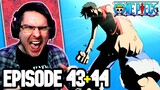 LUFFY VS ARLONG! (THE FINALE!) | One Piece Episode 43 & 44 REACTION | Anime Reaction