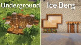 3 Simple Starter Bases for Survival Minecraft! #4