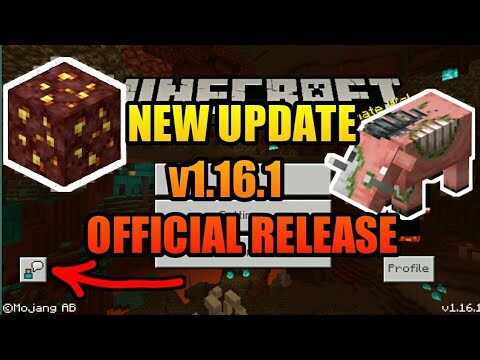 MCPE 1.16.1 - NETHER New Update Official Release
