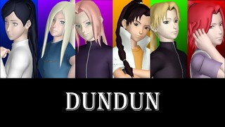 [MMD Naruto] Sakura, Ino, TenTen, Temari, Karin, Hinata - DunDun