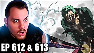 Zoro's Formidable One Sword Style !? | One Piece Episode 612 & 613 REACTION