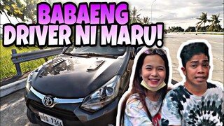 DINRIVE NG BABAE SI MARU!! (MUNTIK PA KAMI MABANGGA)