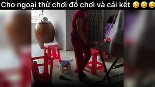 Cho ngoại thử chơi đồ và cái kết#haihuoc#hài#tt