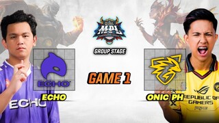 WOMBO COMBO !! ONIC PH vs ECHO GAME 1 MPL PH SEASON 13