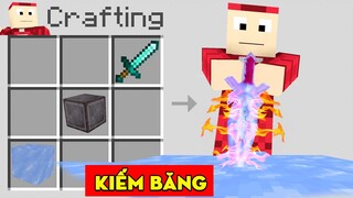 Minecraft Nhưng Đố Ai Có Kiếm Băng Khủng Này