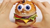 Make a SpongeBob SquarePants burger and have unlimited matryoshka dolls?
