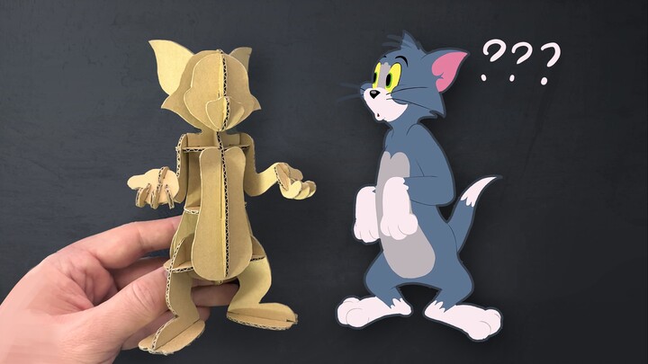 What is it like to make a Tom Cat using only cardboard?