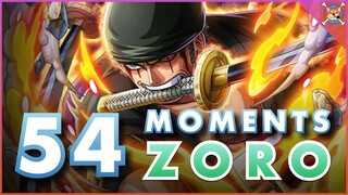 54 MOMENTS QUI ONT FAIT ZORO " SHIMOTSUKI " 🌵 ( Toute son histoire )  - One Piece Top