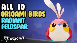 All Origami Bird Locations in Radiant Feldspar (Origami Bird 2.3) |  Honkai Star Rail 2.3