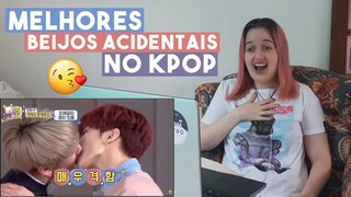 REAGINDO À 'BEIJOS ACIDENTAIS' NO KPOP 😂