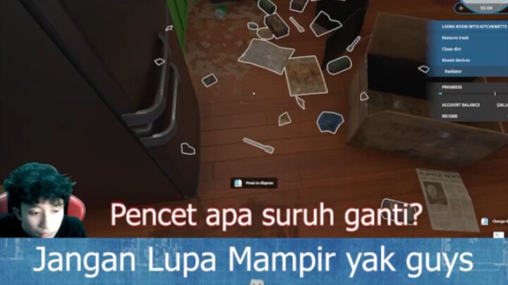 Aku Jadi Kuli Bangunan - House Flipper Indonesia part 1