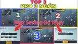 PUBG Mobile | Best Setting + Độ Nhạy 3 Ngón - TOP 3 Mẫu Setting 3 Ngón Tốt Nhất Cho Bạn | NhâmHNTV