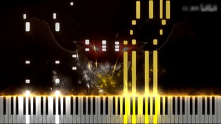 [Piano] "Collapse of Rock Canyon" - "Genshin Impact" Ruoduolongwang2, trận chiến trùm giai đoạn 3 bg