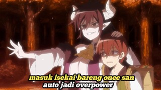 New.. anime pertualangan adik dan kakak di dunia isekai op parah !!