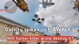 Gravity spikes vs HAWK X3 | Easy ways to destroy hawk X3  in call of duty mobile