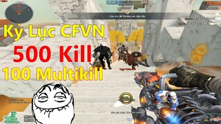 Zombie Escape Đã Về CFVN-Kỷ Lục Mới 500Kill, 100Multikill Quá Phê.