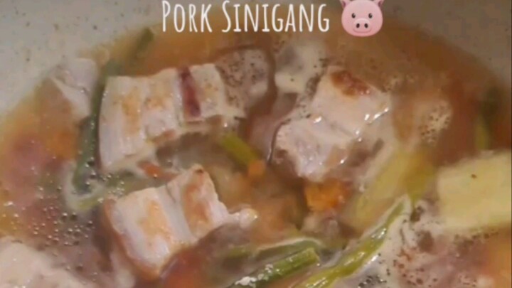 Pork Sinigang, simple ulam  😋