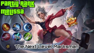 Party Rank Melissa sampai victory | MLBB Mobile Legend