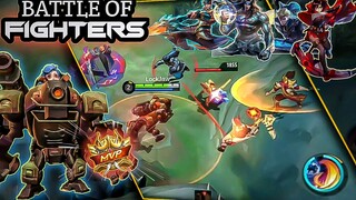 BATTLE OF FIGHTERS! JAWHEAD 16 KILLS AGAINST ALUCARD x ZILONG x BADANG x RUBY | LocKnJaW GAMEPLAY