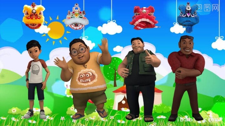 ADIT BANG SOPO JARWO BERUBAH JADI BARONGSAI WARNA WARNI SERU
