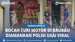 Bocah Curi Motor di Kadolokatapi Wolio Baubau Sulawesi Tenggara Diamankan Polisi Usai Viral