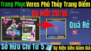 Trang Phục Veres Phù Thủy Trang Điểm Bậc S Ra Mắt 29/10-Sở Hữu Chỉ Từ 5 QH Sự Kiện Mới Siêu Giảm Giá