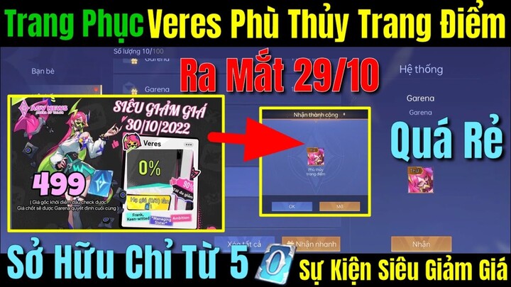 Trang Phục Veres Phù Thủy Trang Điểm Bậc S Ra Mắt 29/10-Sở Hữu Chỉ Từ 5 QH Sự Kiện Mới Siêu Giảm Giá