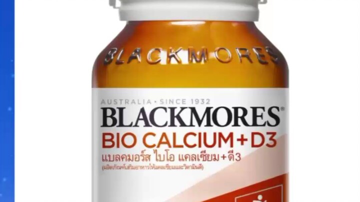 Blackmores แบลคมอร์ส Bio Calcium + D3 (120 Tabs) ไบโอ แคลเซียม+ดี3 (ผลิตภัณฑ์เสริมอาหารให้แคลเซียมแล